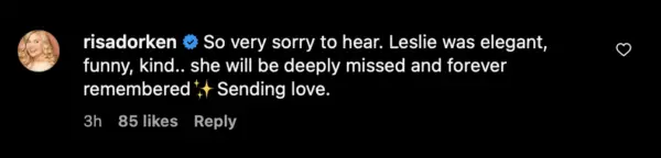 The soap opera industry mourns leslie charleson: "she will be deeply missed and forever remembered"